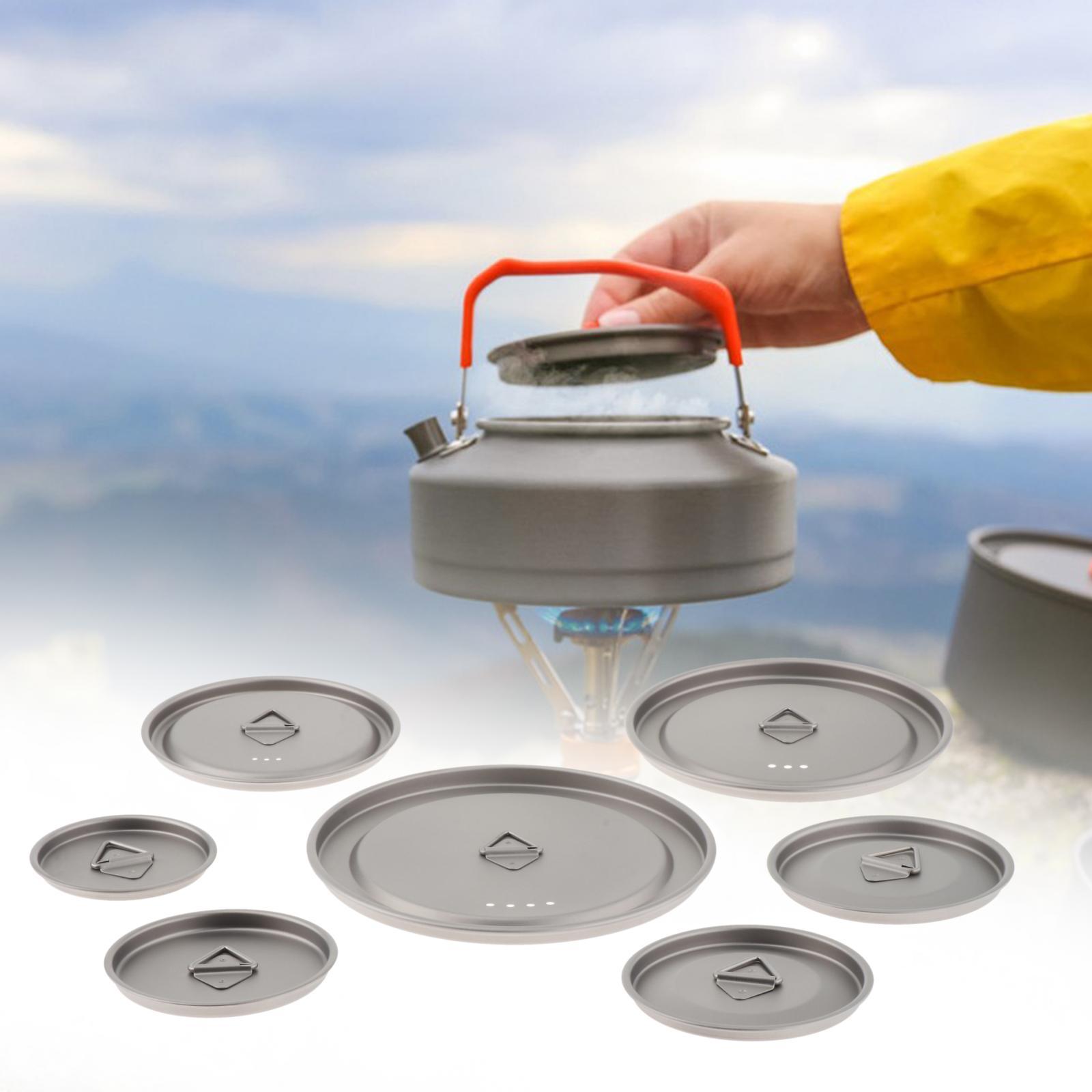 Camping Cooking And Drinking - Titan Outdoor Becher Deckel Kochgeschirr Kochen