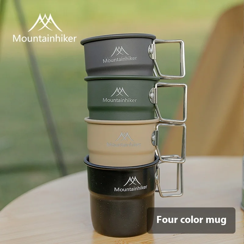 Camping Cooking Trangia - Mountainhiker Campingbecher, Aluminiumbecher, Reisebesteck, Picknick-Utensilien, Outdoor-Ausrüstung,