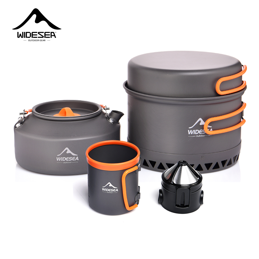 Camping Cooking Gear - Camping Geschirr Outdoor Kochgeschirr Set Töpfe
