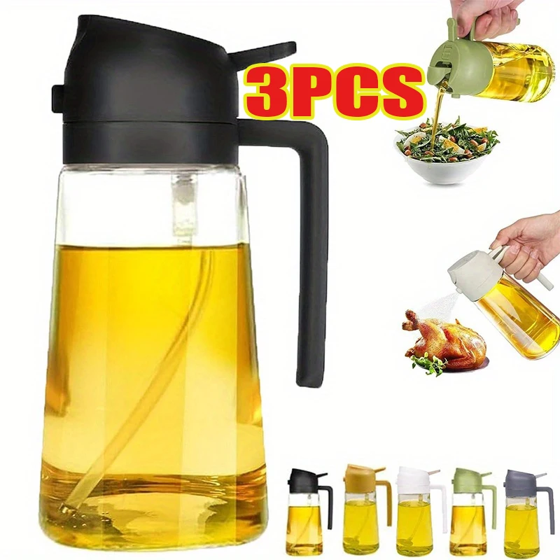 Camping Cooking Recipes - Ölspray 2-in-1 Kunststoff Haushalt Küche Ölsprühflasche