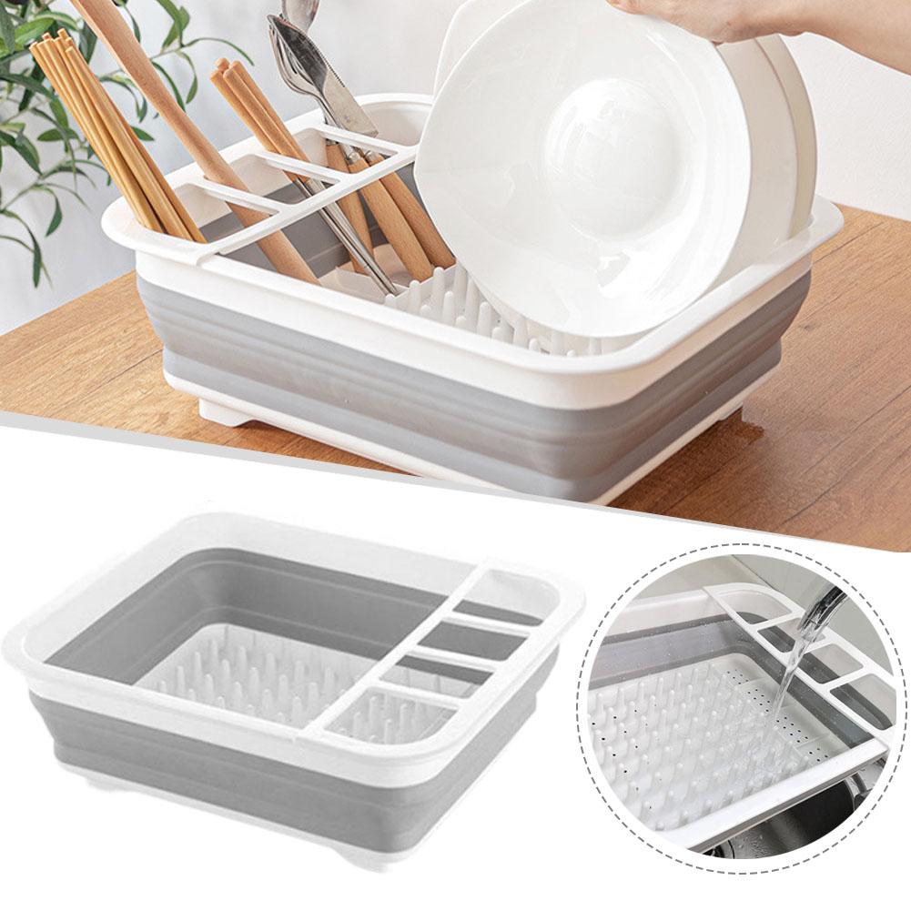 Camping Cooking Tray - Faltbarer Geschirrabtropfständer, Schalenhalter, Geschirr-Organizer, Spülbecken-Abtropfgestell, tragbare