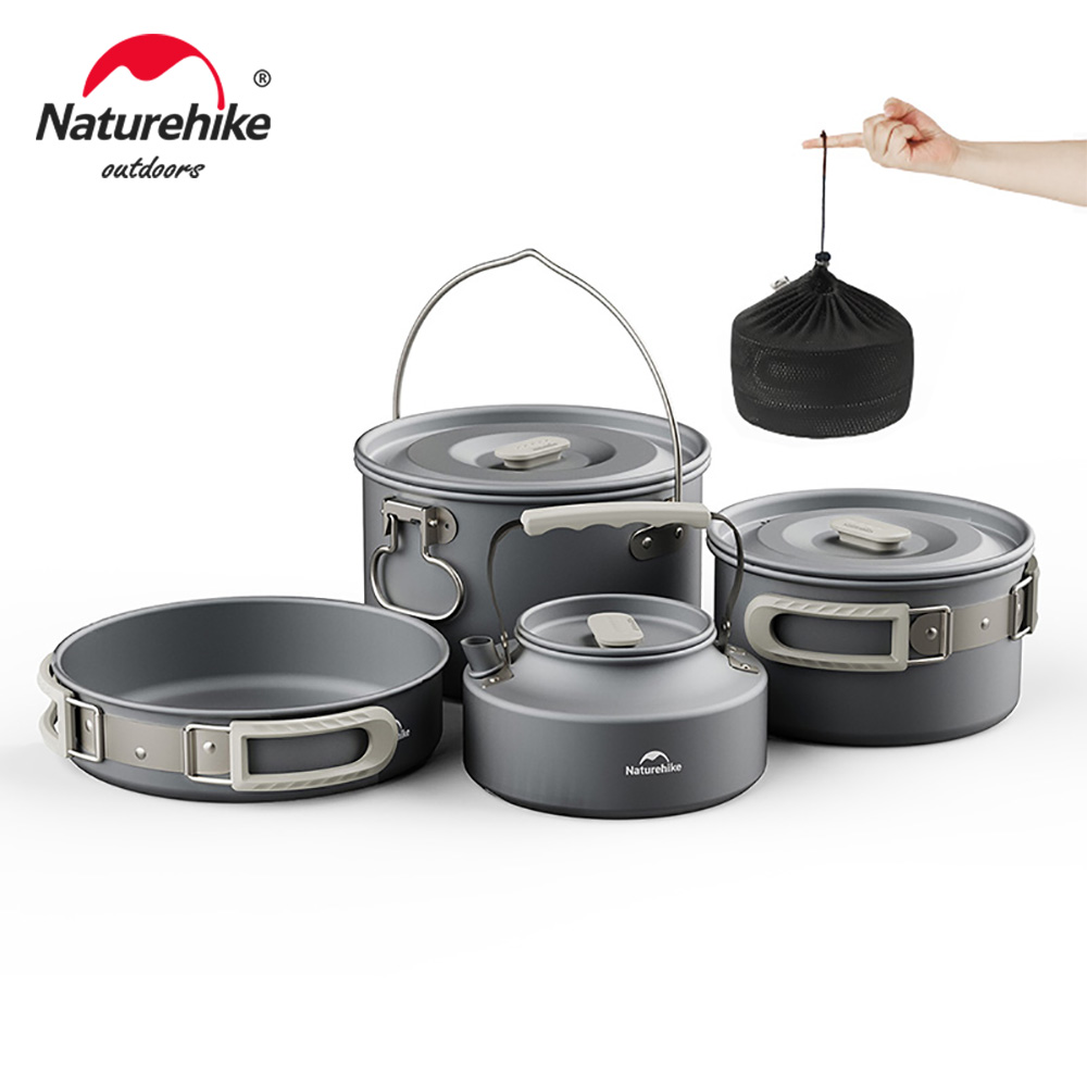 Camping Cooking Set Jetboil - Naturehike Camping Kochgeschirr Kit Outdoor Bratpfanne