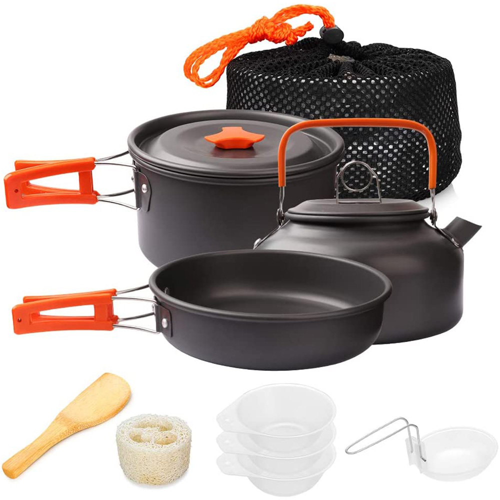 Camping Cooking Gear Set - 1 stücke/1 satz Camping Kochgeschirr Kit