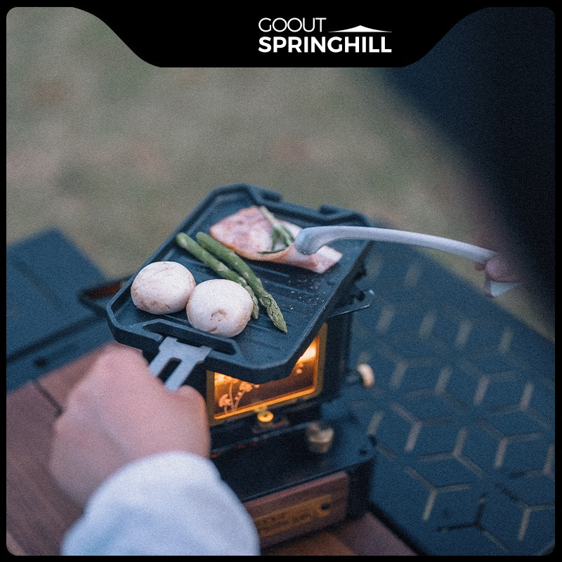 Camping Cooking Meat - COOUT SPRINGHILL Outdoor Mini-Grillpfanne Leichter Camping