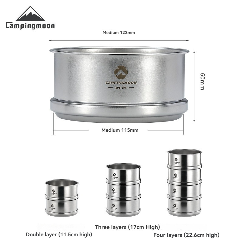 Camping Cooking Tray - CAMPINGMOON Portatle Outdoor Camping und Picknick