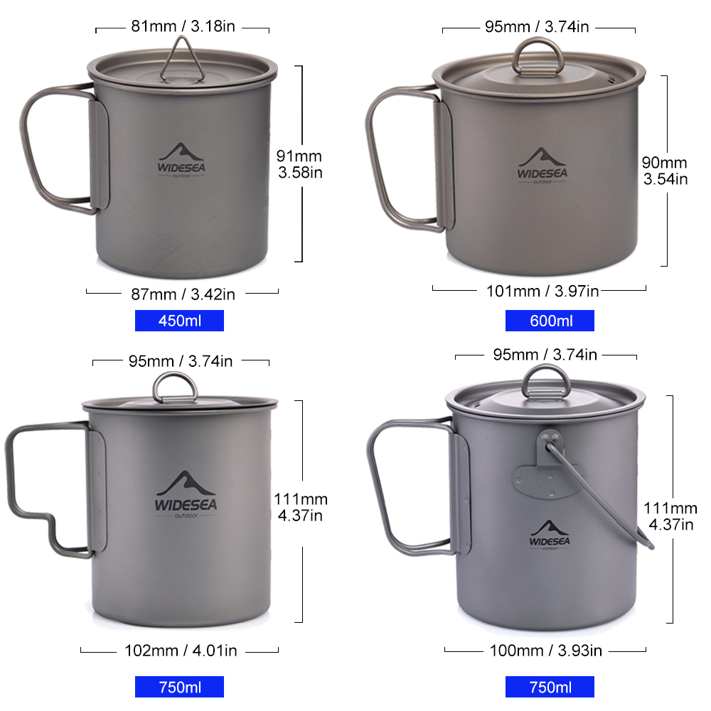 Widesea Camping-Becher Titan-T – Camping Cooking Trangia Bewertung und Preis