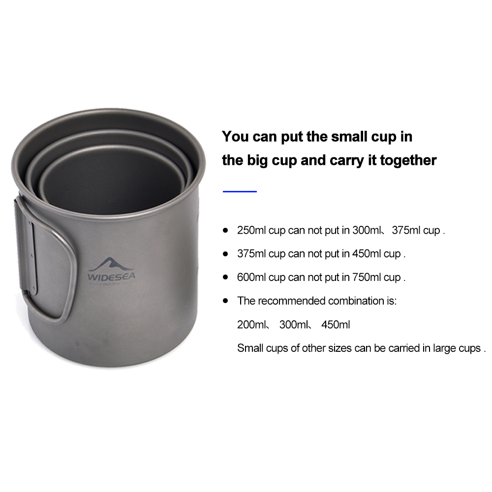 Widesea Camping-Becher Titan-T – Camping Cooking Trangia Bewertung und Preis
