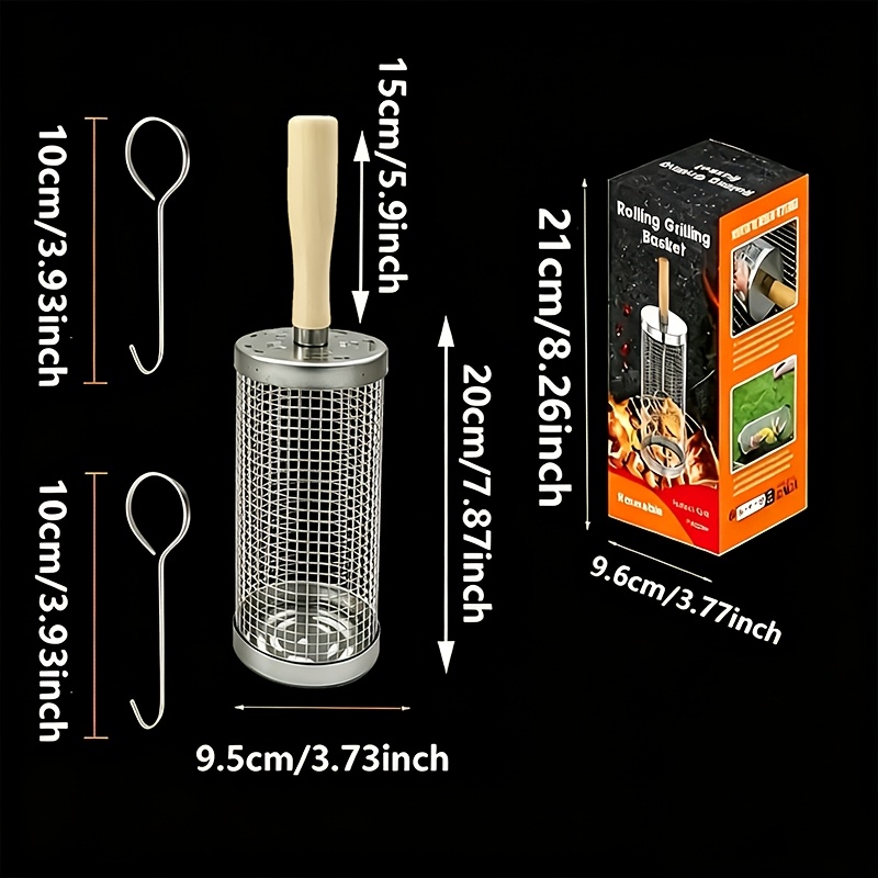 3-teiliges Edelstahl-BBQ-Korb- – Camping Cooking Trangia Bewertung und Preis
