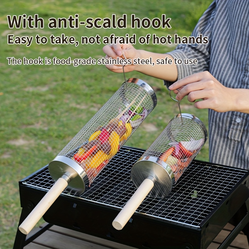 3-teiliges Edelstahl-BBQ-Korb- – Camping Cooking Trangia Bewertung und Preis