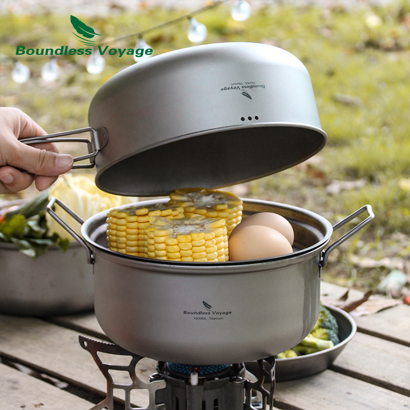 Boundless Voyage Titan-Dampfga – Camping Cooking Pots And Pans Bewertung und Preis