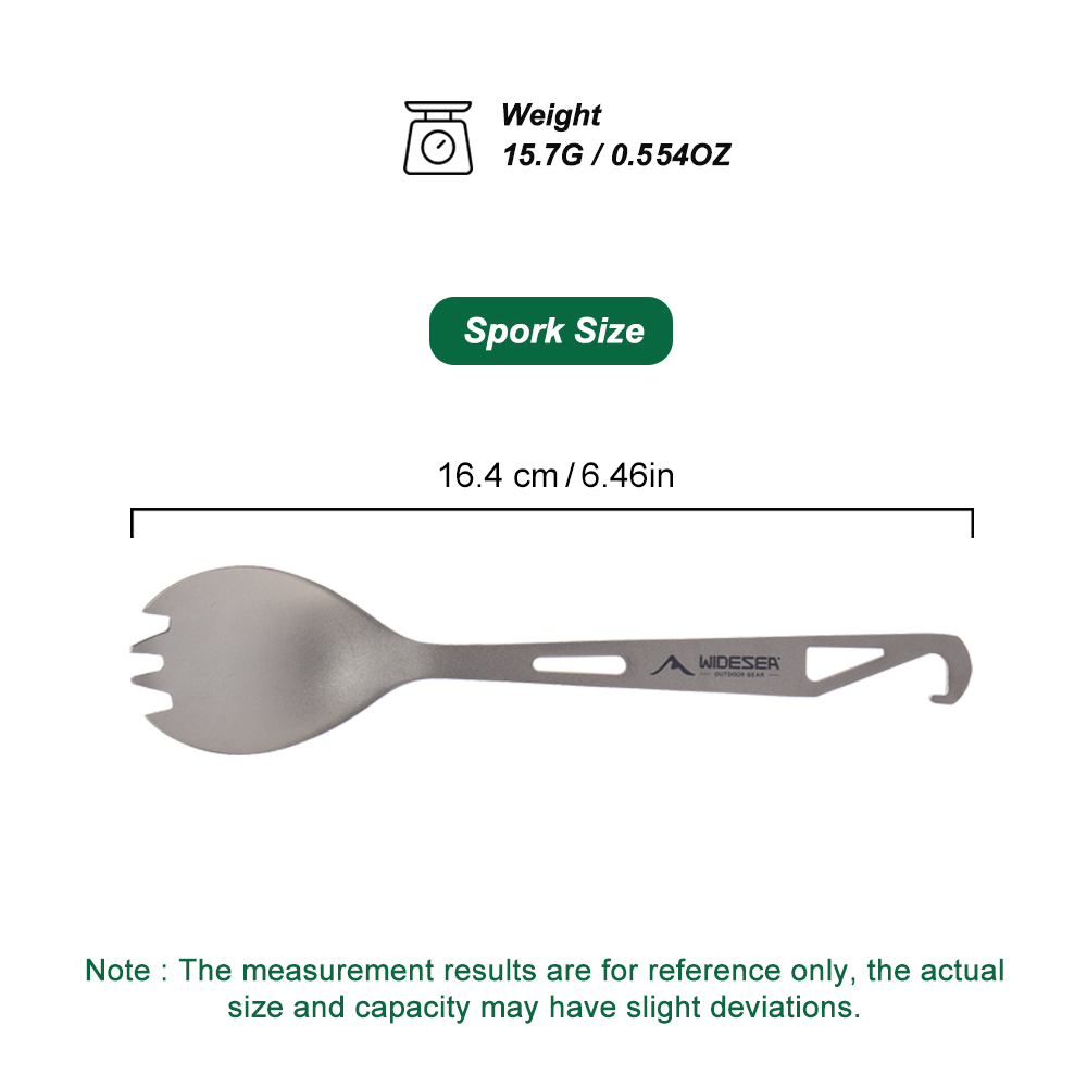 Widesea Camping-Kochset, Spork – Camping Cooking Gear Set Bewertung und Preis