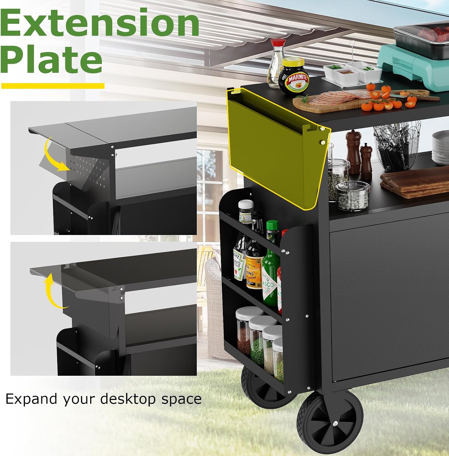 Outdoor-Grillwagen mit Staurau – Camping Cooking Meat Bewertung und Preis
