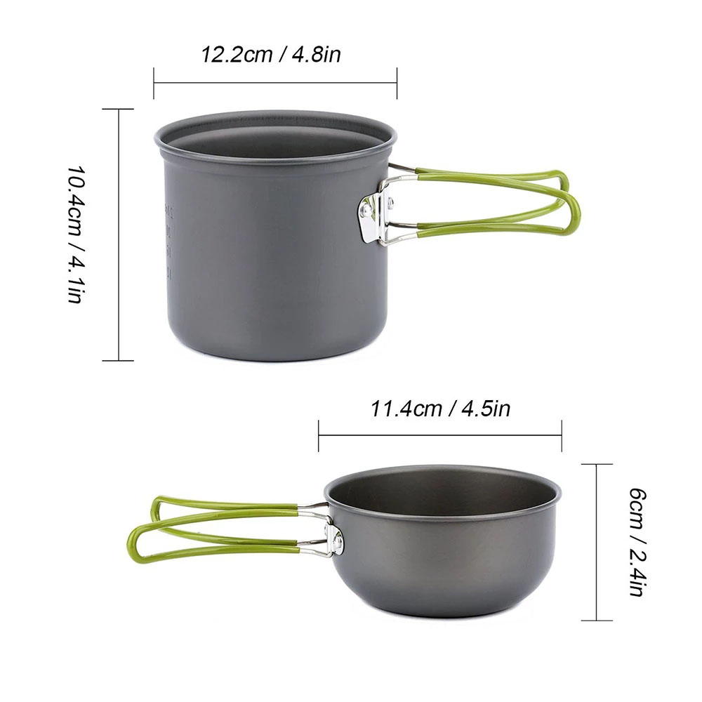 Camping-Kochgeschirr, Mess-Set – Camping Cooking Gear Set Bewertung und Preis