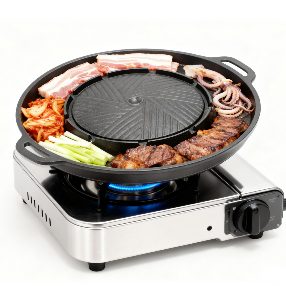 KOSUN Koreanische BBQ-Grillpfa – Camping Cooking Meat Bewertung und Preis