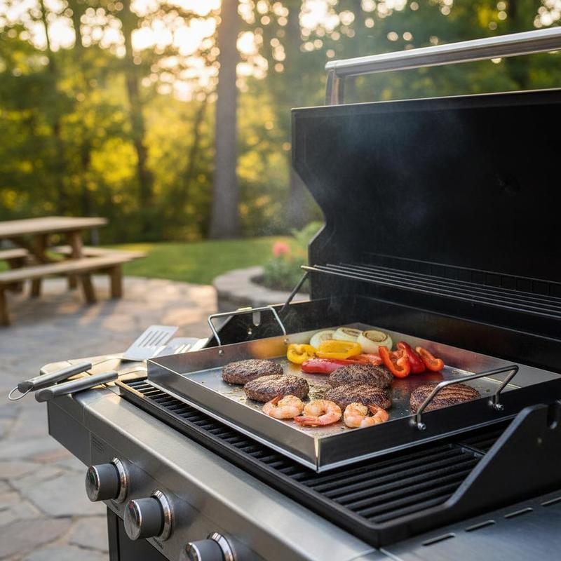 Universelle Flachgrillplatte 1 – Camping Cooking Meat Bewertung und Preis