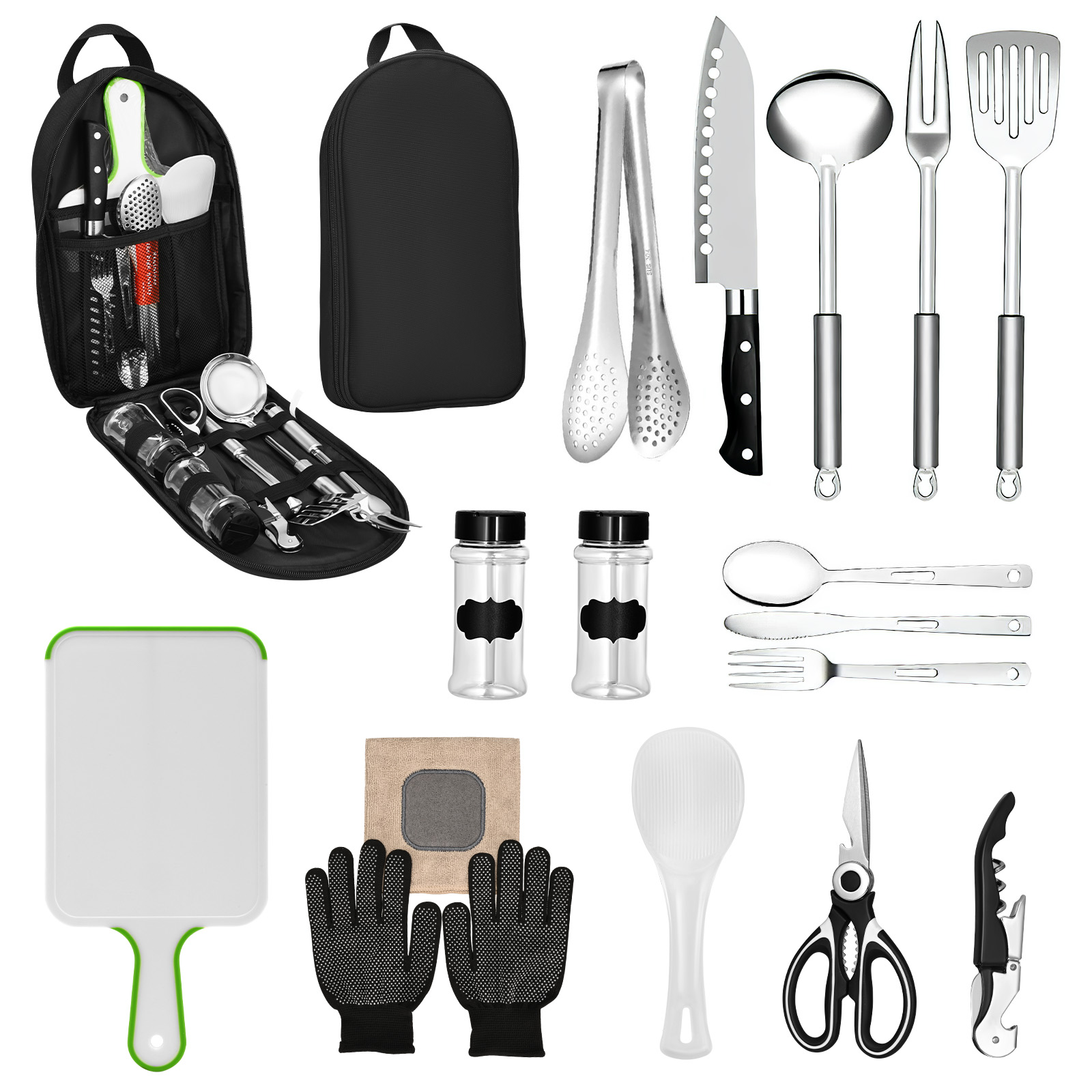 16-teiliges Camping-Kochutensi – Camping Cooking Must Haves Bewertung und Preis