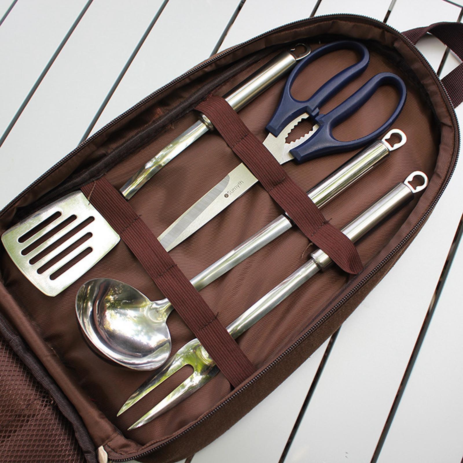 7-teiliges Camping-Küchenutens – Camping Cooking Gear Set Bewertung und Preis