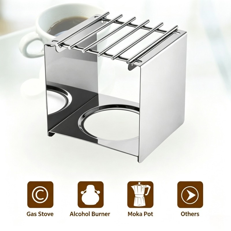 Quadratischer Kaffeekocherstän – Camping Cooking Gear Bewertung und Preis