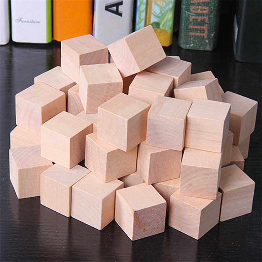 30 Stück/Set 2x2cm Bunte Holzw – Fire Starter Cube Bewertung und Preis