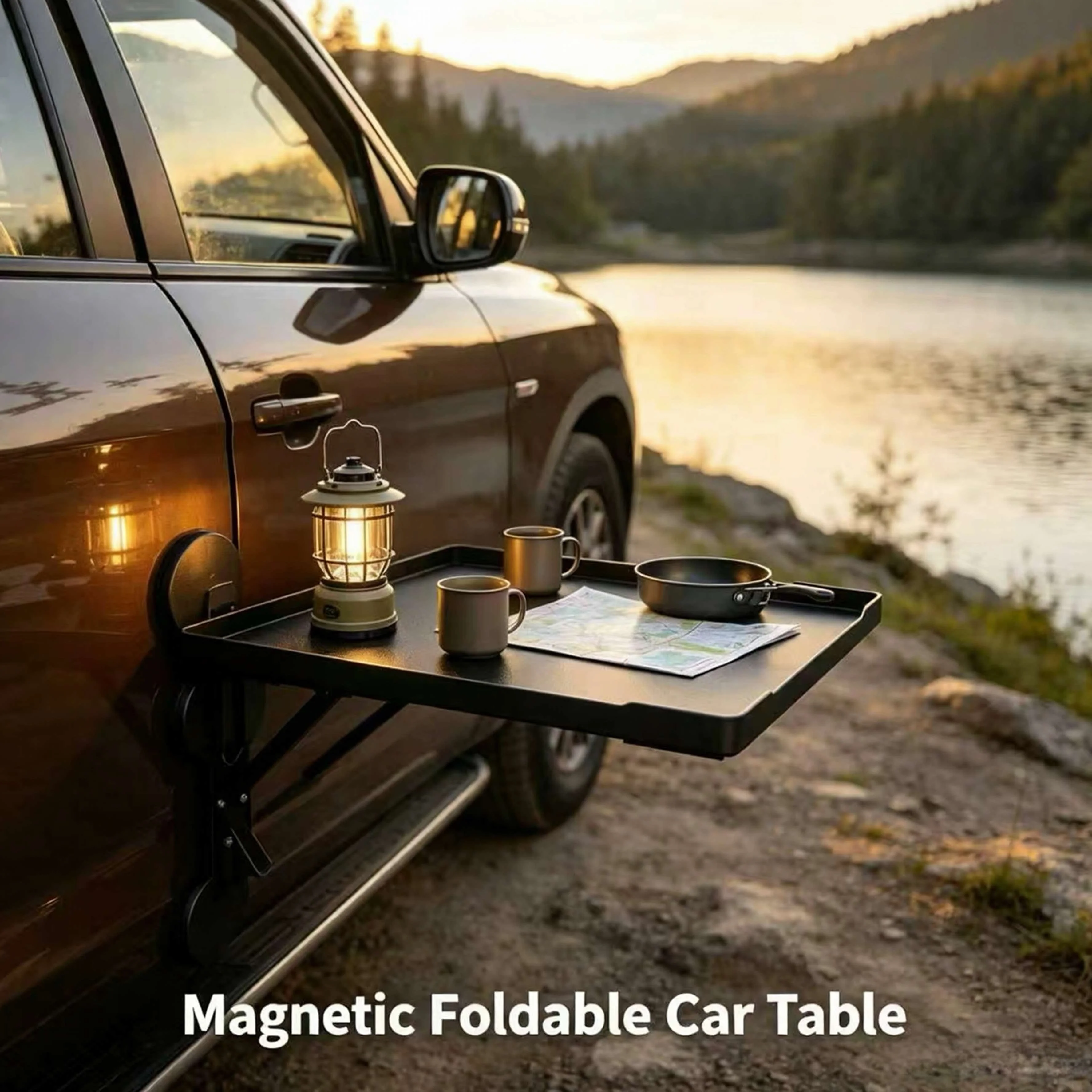 Tragbarer Auto-Seitentür-Hänge – Camping Cooking Tray Bewertung und Preis