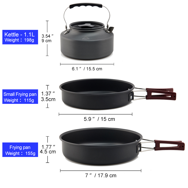 Widesea Camping Kochgeschirr S – Camping Cooking Trangia Bewertung und Preis