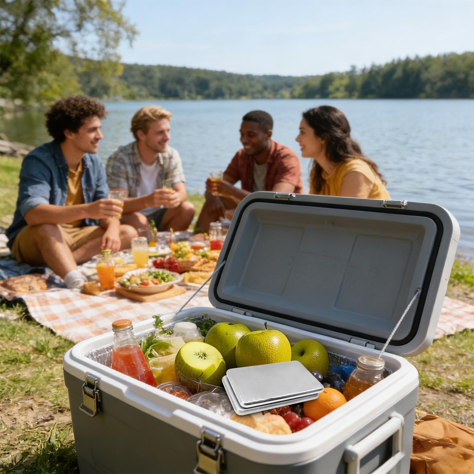 2 Stück Edelstahl-Kühlpacks, l – Camping Cooking Box Bewertung und Preis