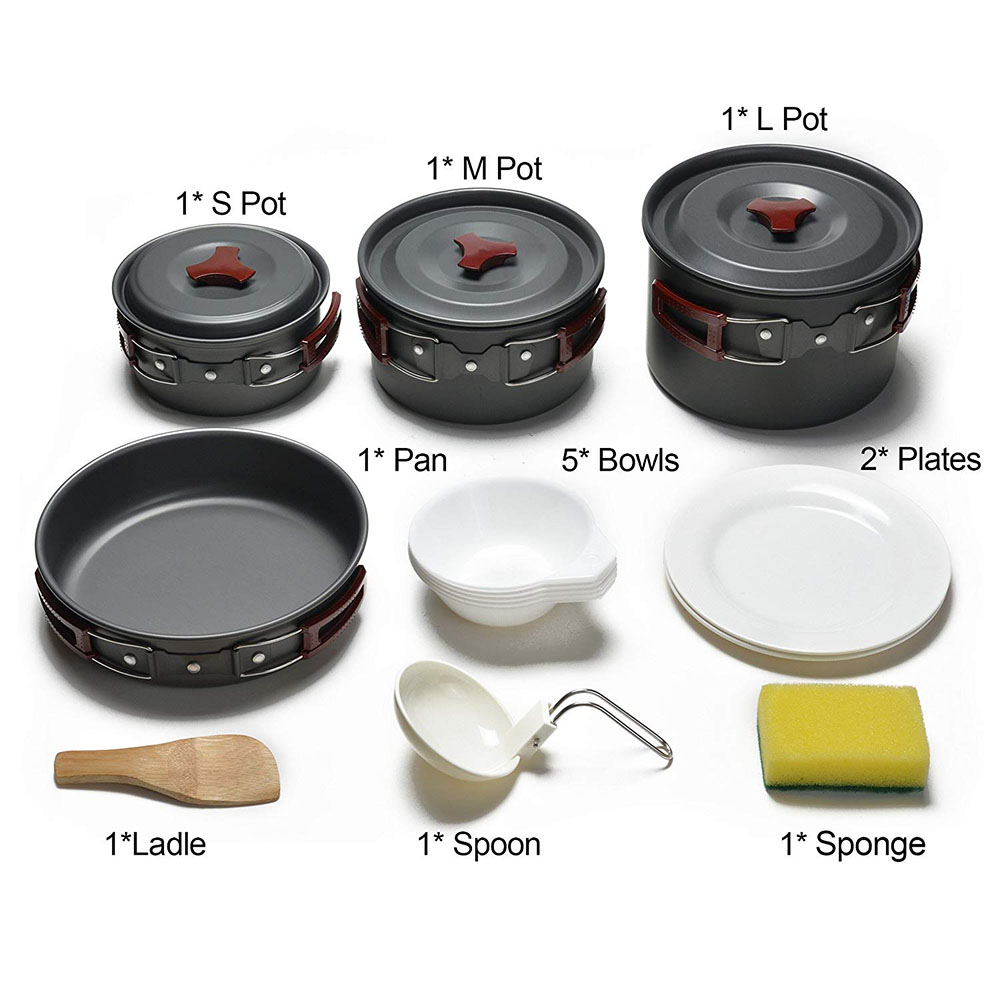 Outdoor-Camping-Kochgeschirr-S – Camping Cooking Gear Set Bewertung und Preis