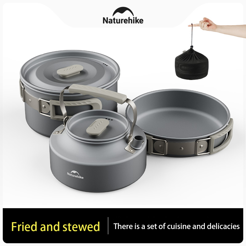 Naturehike Outdoor-Topfset, Ca – Camping Cooking Pots And Pans Bewertung und Preis